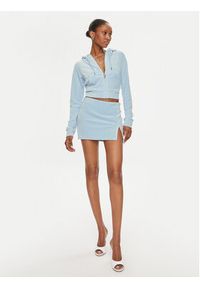 Juicy Couture Bluza Madison JCWA122001 Błękitny Slim Fit. Kolor: niebieski. Materiał: syntetyk #3