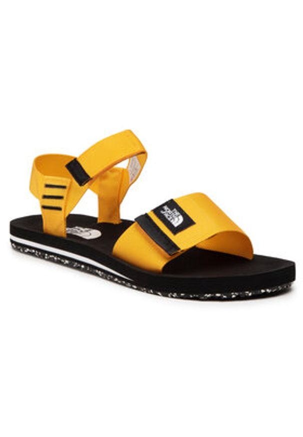 The North Face Sandały Skeena Sandal NF0A46BGZU3-070 Żółty. Kolor: żółty. Materiał: materiał