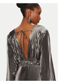 Babylon Sukienka wieczorowa S00813 Srebrny Regular Fit. Kolor: srebrny. Materiał: syntetyk. Styl: wizytowy #4