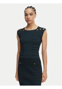 Guess Bluzka W5YR12 Z0130 Zielony Regular Fit. Kolor: zielony. Materiał: syntetyk #1