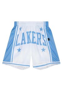 Mitchell & Ness - Szorty Los Angeles Lakers NBA Blown Out Fashion. Kolor: niebieski, wielokolorowy, biały. Sport: koszykówka #1