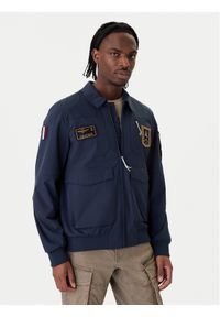 Aeronautica Militare Kurtka bomber 261AB3049UCT04290 Granatowy Regular Fit. Kolor: niebieski. Materiał: syntetyk #1