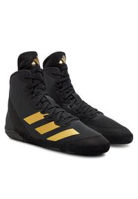 Adidas - adidas Buty bokserskie Adizero Wrestling IE3207 Czarny. Kolor: czarny. Materiał: mesh, materiał