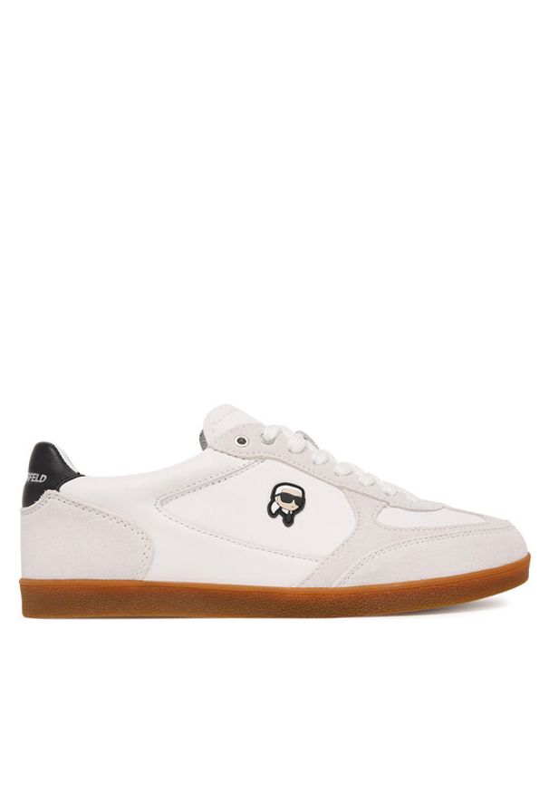 Karl Lagerfeld - KARL LAGERFELD Sneakersy Kandidate KL63833N Biały. Kolor: biały. Materiał: zamsz, skóra