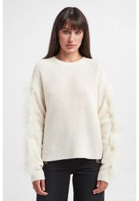 Twinset Milano - Sweter damski z piórami TWINSET #3