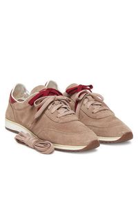 Patrizia Pepe Sneakersy 2Z0054/L055-FG47 Beżowy. Kolor: beżowy. Materiał: zamsz, skóra #4