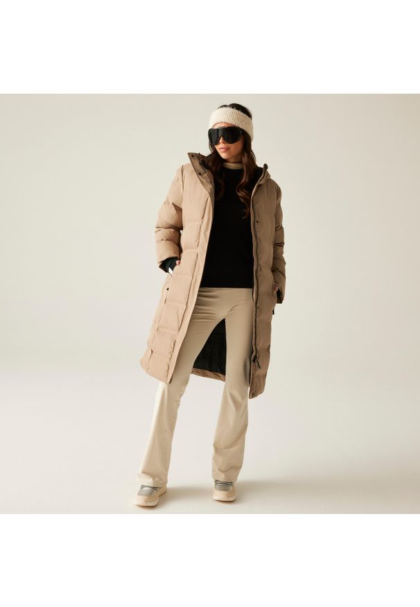 DARE 2B - Damska kurtka ocieplana Wander. Kolor: brązowy. Materiał: puch. Sport: turystyka piesza