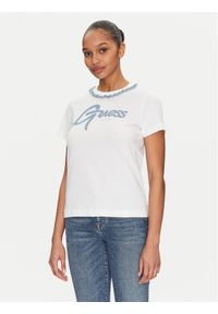 Guess T-Shirt W5GI03 I3Z14 Biały Regular Fit. Kolor: biały. Materiał: bawełna #1