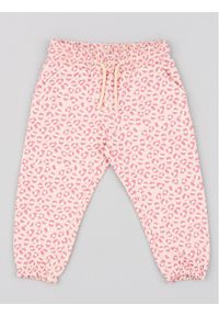 Zippy Spodnie dresowe ZBGAP0401 23029 Różowy Regular Fit. Kolor: różowy. Materiał: bawełna