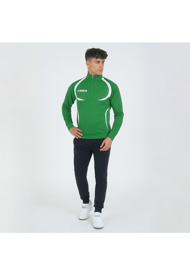 LEGEA - Komplet sportowy ALGERIA MESSICO. Kolor: zielony. Materiał: dresówka, materiał. Wzór: haft. Sport: fitness