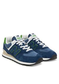 New Balance Sneakersy U574QBL M Niebieski. Kolor: niebieski. Materiał: skóra, zamsz. Model: New Balance 574 #2