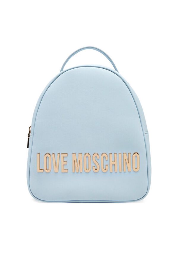 Love Moschino - LOVE MOSCHINO Plecak JC4197PP1MKD0712 Błękitny. Kolor: niebieski. Materiał: skóra