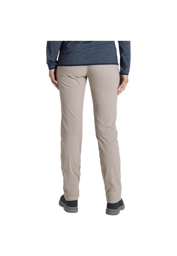 CRAGHOPPERS - Damskie Spodnie Turystyczne Pro III Nosilife. Kolor: brązowy. Sezon: lato. Sport: turystyka piesza