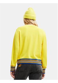Desigual Sweter Mara 22WWJF15 Żółty Regular Fit. Kolor: żółty. Materiał: syntetyk #5
