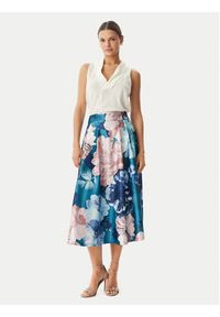 Rinascimento Spódnica trapezowa CFC0128630003 Niebieski Regular Fit. Kolor: niebieski. Materiał: syntetyk #4
