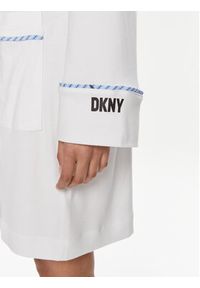 DKNY Szlafrok YI10008 Biały. Kolor: biały. Materiał: bawełna, wiskoza #2