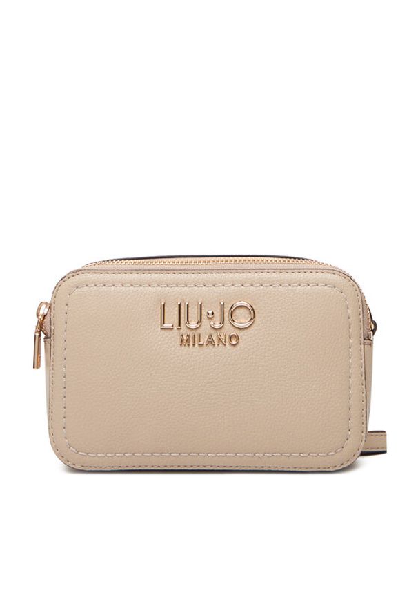 Liu Jo Torebka Ecs S camera Case AF5100 E0058 Beżowy. Kolor: beżowy. Materiał: skórzane