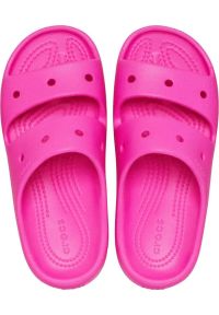 Klapki basenowe dla chłopca Crocs Classic Sandal v2. Kolor: różowy