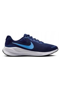 Buty Męskie Sportowe Nike Revolution 7. Okazja: na co dzień. Kolor: niebieski. Model: Nike Revolution. Sport: fitness