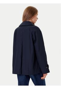 TOMMY HILFIGER - Tommy Hilfiger Trencz WW0WW45618 Granatowy Regular Fit. Kolor: niebieski. Materiał: bawełna #3