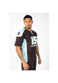 GORILLA WEAR - Koszulka fitness męska Gorilla Wear Athlete T-shirt 2.0 Brandon Curry. Kolor: wielokolorowy, niebieski, czarny. Sport: fitness