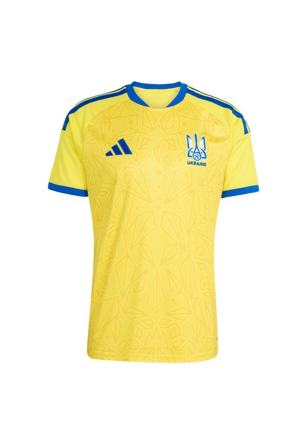Adidas - Koszulka Ukraine 26 Home. Kolor: żółty. Technologia: ClimaCool (Adidas). Sport: piłka nożna