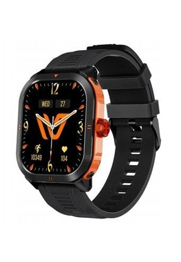 Smartwatch Weofly Pioneer pomarańczowy. Rodzaj zegarka: smartwatch. Kolor: pomarańczowy
