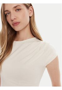 Calvin Klein T-Shirt LV047B275G Écru Slim Fit