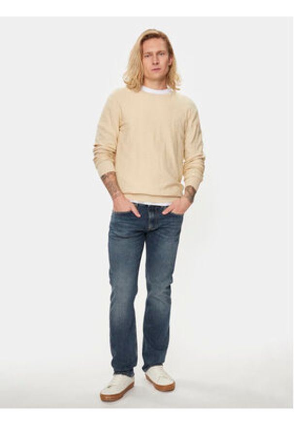 Pepe Jeans Jeansy PM207393 Niebieski Straight Fit. Kolor: niebieski