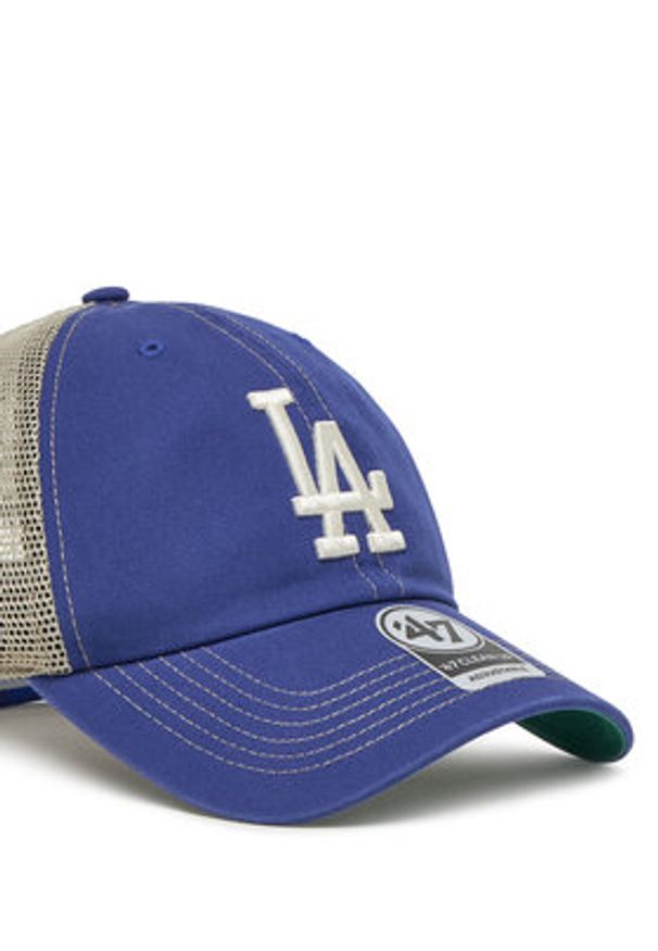 47 Brand Czapka z daszkiem MLB Los Angeles Dodgers B-TRWLR12GWP Niebieski. Kolor: niebieski. Materiał: bawełna, materiał