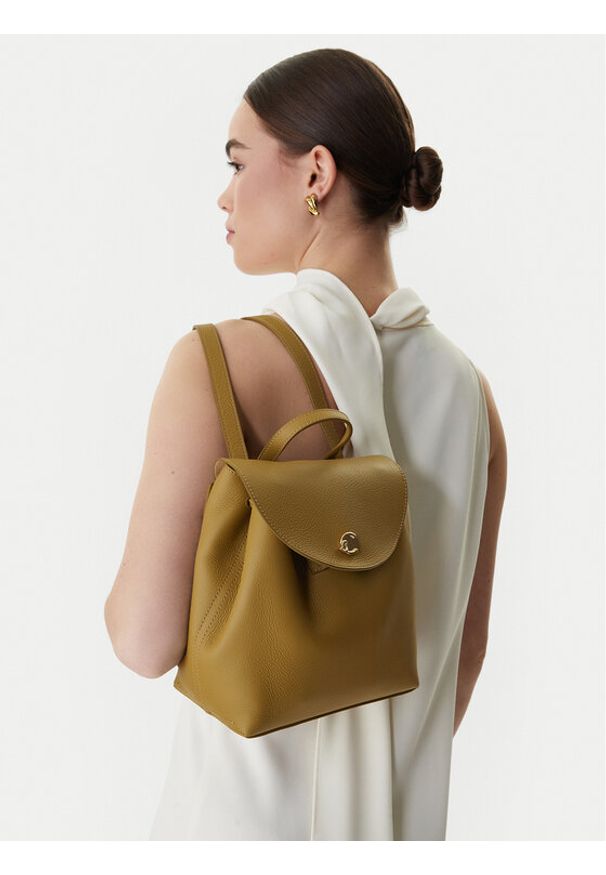 Coccinelle Plecak TOA Coccinellenikla E5 TOA 54 01 01 Khaki. Kolor: brązowy. Materiał: skóra