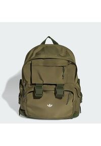 Adidas - adidas Plecak Backpack KQ6370 Zielony. Kolor: zielony. Materiał: materiał #3