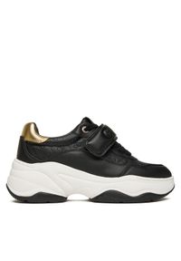 Guess Sneakersy FLFHNN ELE12 Czarny. Kolor: czarny. Materiał: skóra #1