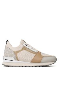 MICHAEL Michael Kors Sneakersy Billie Knit Trainer 43S3BIFS3D Beżowy. Kolor: beżowy. Materiał: materiał #1