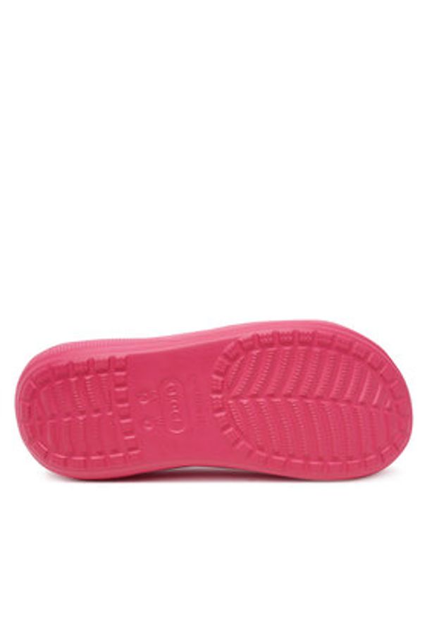 Crocs Klapki Classic Crush Sandal 207670 Różowy. Kolor: różowy