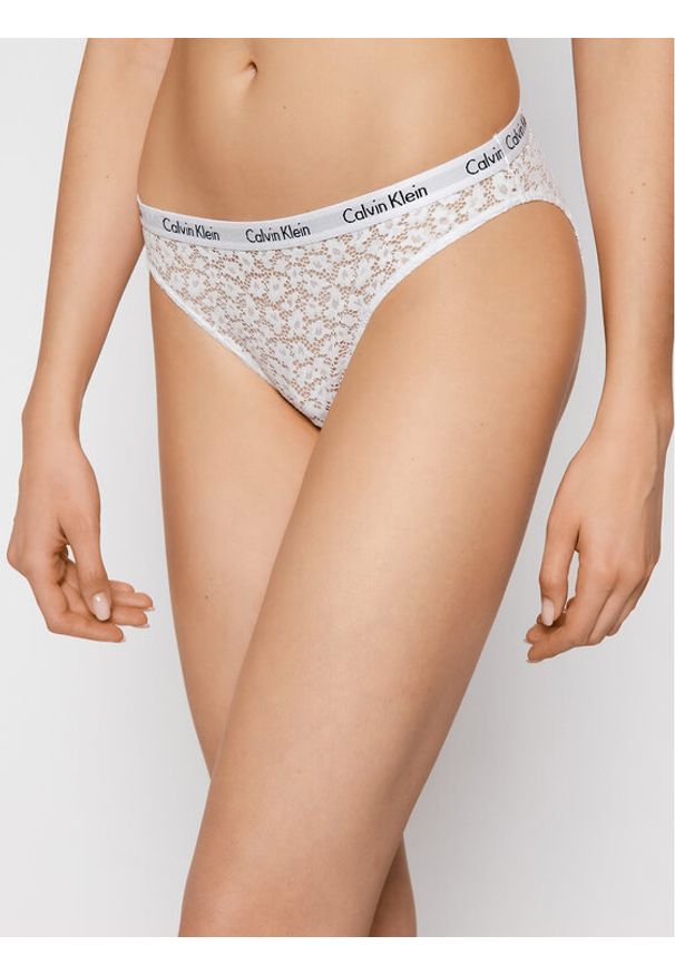 Calvin Klein Underwear Figi klasyczne 000QD3860E Biały. Kolor: biały. Materiał: syntetyk