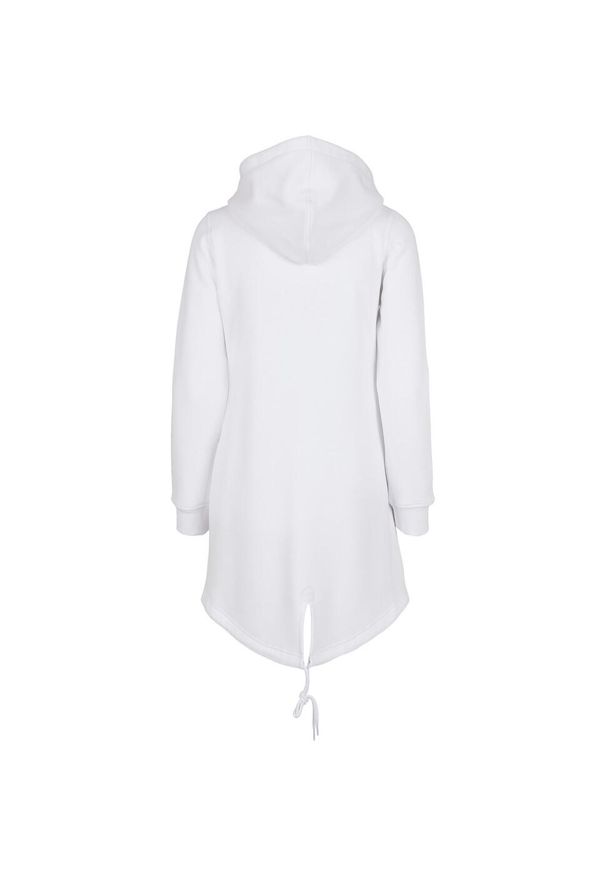 BUILD YOUR BRAND - Parka Dresowa Dla Kobiet. Kolor: biały. Materiał: dresówka