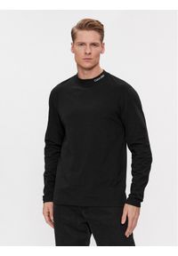 Calvin Klein Longsleeve Logo K10K112757 Czarny Regular Fit. Kolor: czarny. Materiał: bawełna. Długość rękawa: długi rękaw #1