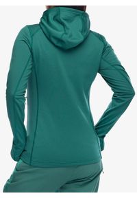 Bluza z kapturem damska Rab Superflux Hoody. Typ kołnierza: kaptur. Kolor: zielony