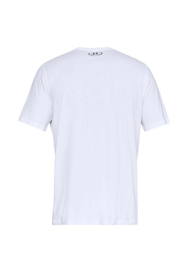 Koszulka sportowa męska Under Armour Left Chest Logo. Kolor: wielokolorowy, biały, czarny. Sport: fitness