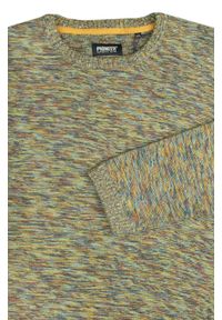 Oryginalny Sweter Męski Pioneer – Bawełna – Melanżowa Tkanina - Kolorowy. Kolor: wielokolorowy. Materiał: bawełna. Wzór: melanż, kolorowy. Sezon: lato