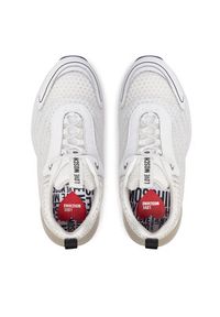 Love Moschino - LOVE MOSCHINO Sneakersy JA15655G0IIQD10A Biały. Kolor: biały. Materiał: materiał #5