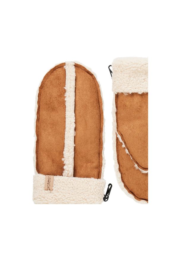 Mitenki damskie Protest Dust. Kolor: brązowy. Sezon: zima. Sport: narciarstwo