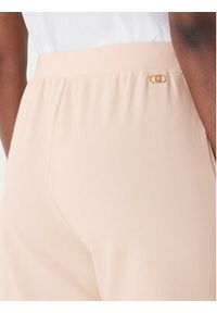Liu Jo Sport Spodnie dresowe TA6031 FS002 Beżowy Regular Fit. Kolor: beżowy. Materiał: bawełna #5