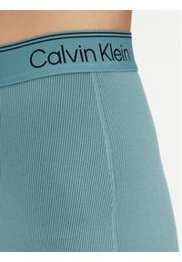 Calvin Klein Performance Legginsy 00GWS3L605 Niebieski Slim Fit. Kolor: niebieski. Materiał: syntetyk