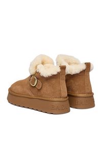 Badura Śniegowce EO-CALI-TS6287-01 Brązowy. Kolor: brązowy. Materiał: zamsz, skóra #9