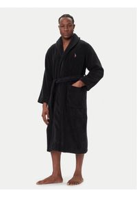 Polo Ralph Lauren Szlafrok 714966109002 Czarny. Typ kołnierza: polo. Kolor: czarny. Materiał: bawełna #1