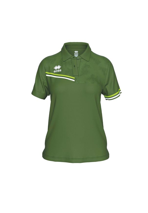 ERREA - Polo Errea Eden Polo Mc Reklama Damskie. Typ kołnierza: polo. Kolor: zielony