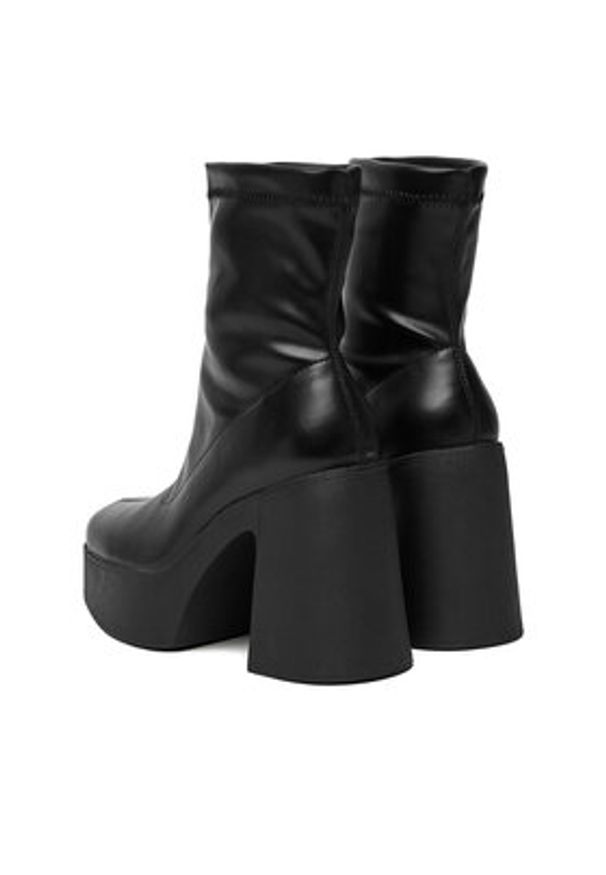 DeeZee Botki 2202352-2 Czarny. Kolor: czarny. Materiał: syntetyk, materiał