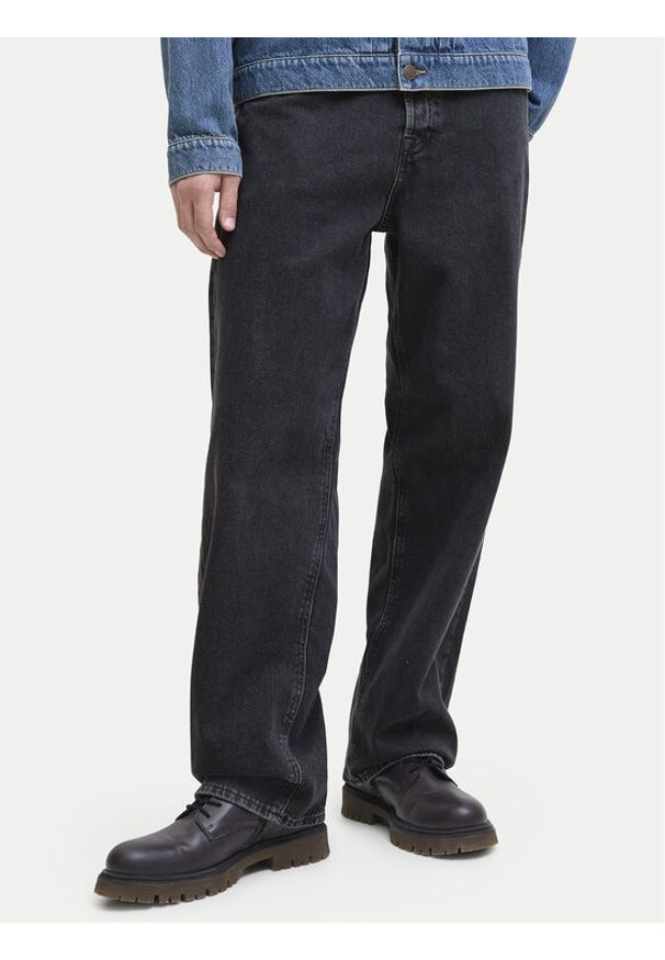 Jack & Jones Jeansy Alex 12252762 Czarny Baggy Fit. Kolor: czarny